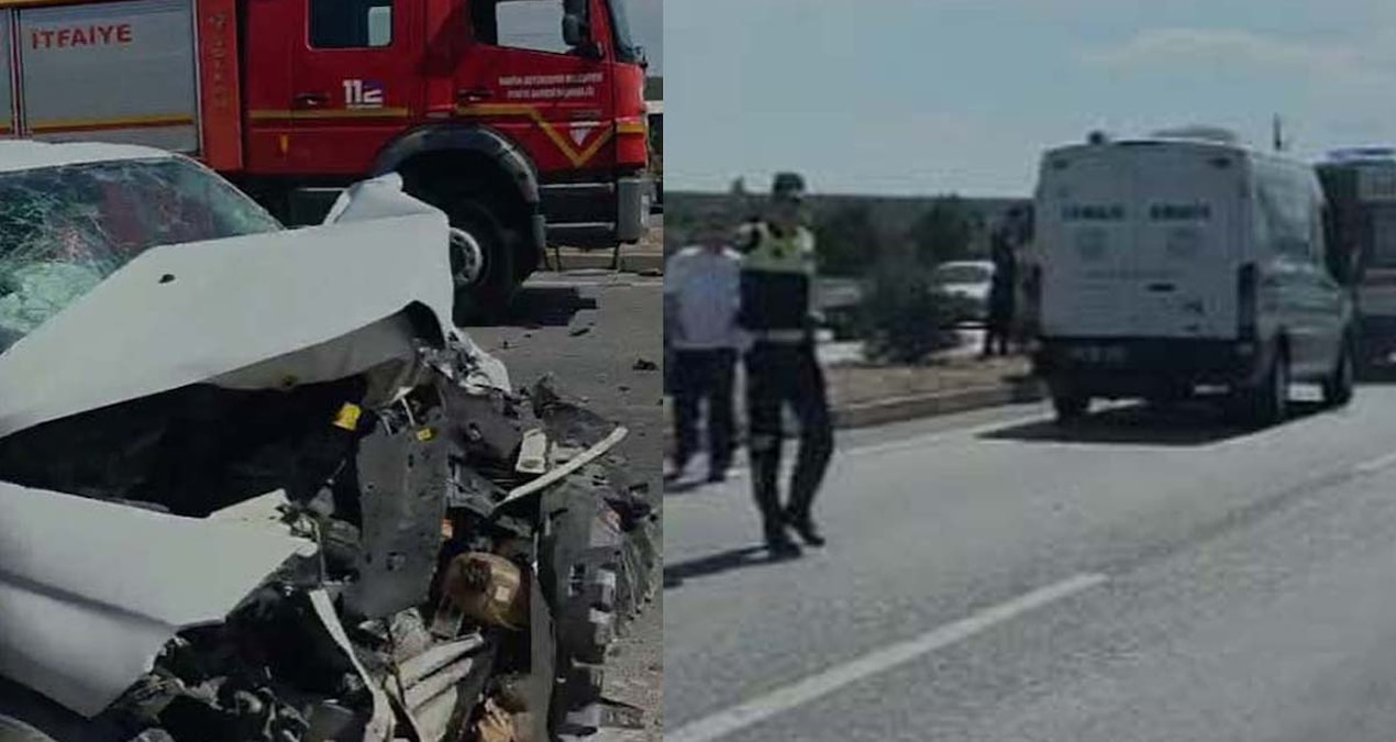 kizlarini universiteye kaydettirmek icin yola cikan aile kaza yapti SS9ltQuu