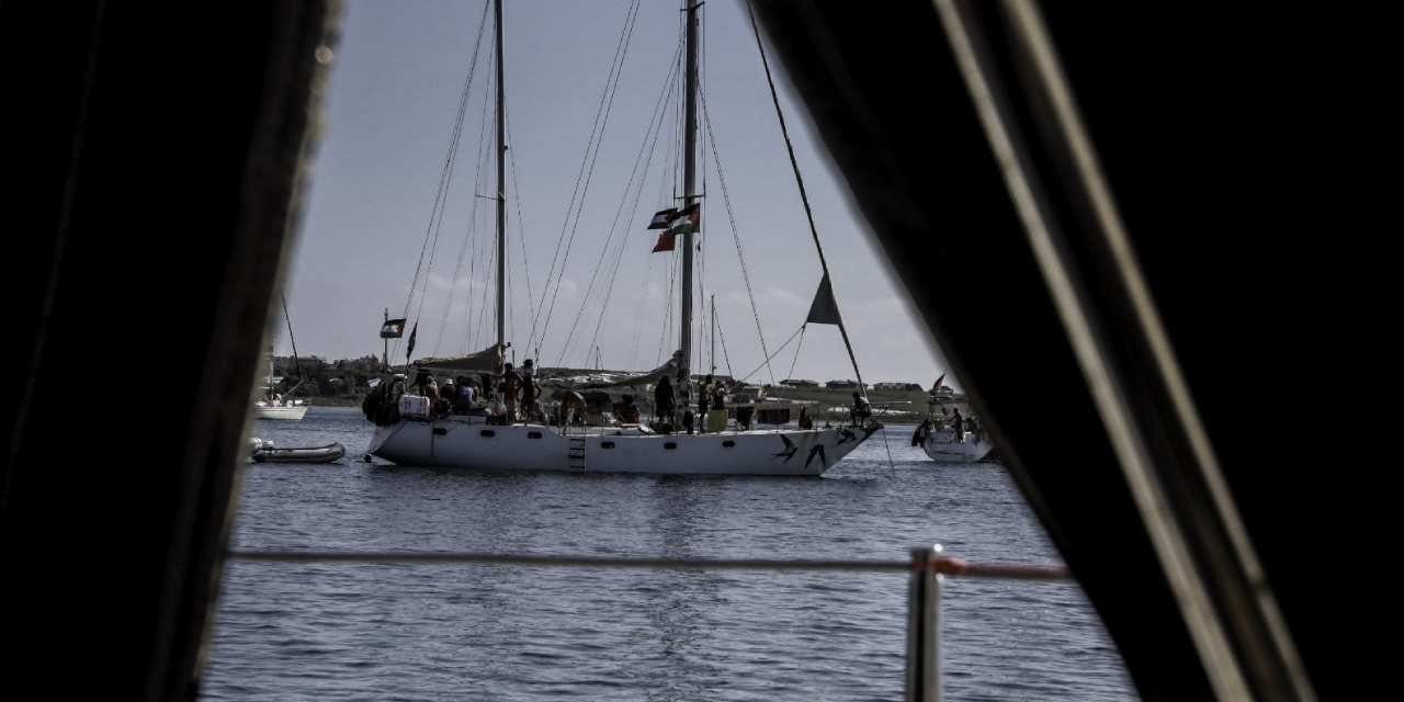 sumud filosu gazze yolunda tekne girite ulasti WpHPBpeb