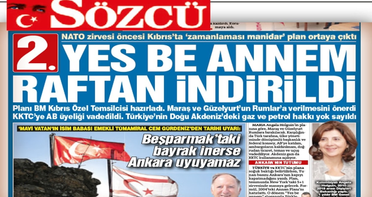 SÖZCÜ yazdı, MSB doğruladı: İktidar BM’nin Kıbrıs planını reddetti
